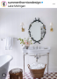 Carvers' Guild's #5232 Lilybud Mirror in bathroom